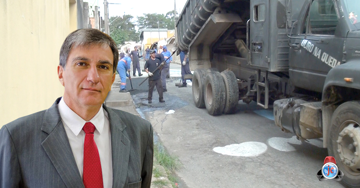 Programa “Em dia com o Executivo” 27 – Operação tapa-buracos em importantes ruas do Bairro São João