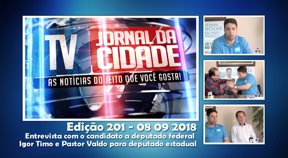 Entrevista com o candidato a deputado federal Igor Timo e Pastor Valdo para deputado estadual