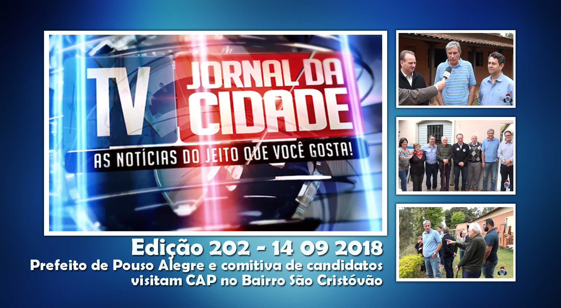 Prefeito de Pouso Alegre e comitiva visitam Comunidade Ação Pastoral no Bairro São Cristóvão