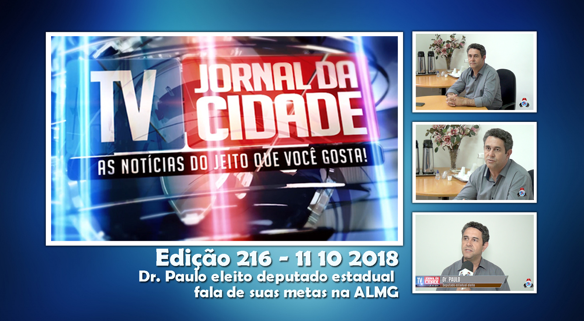 Dr. Paulo eleito deputado estadual fala de suas metas na ALMG. O foco principal será Saúde