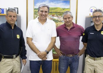 Representantes da Polícia Rodoviária Federal solicitam apoio para ampliação da estrutura na cidade