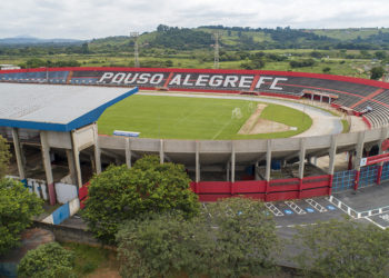 Estádio do Mandu recebe pintura nova e ganha as cores do PAFC