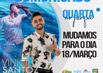 Quarta no Parque é adiada por causa de período de chuvas