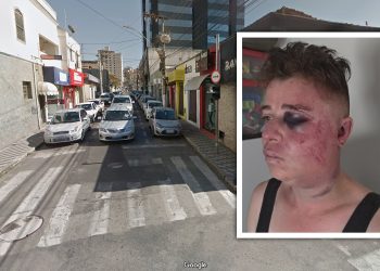 PM flagra cidadão sendo espancado no Centro de Pouso Alegre