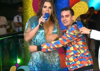 Dudu Camargo leva advertência do SBT após confusão com Simony