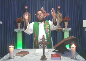 SANTA MISSA EM SEU LAR Nº 20 – Dia dos Paes – Jesus e Pedro caminham sobre a água