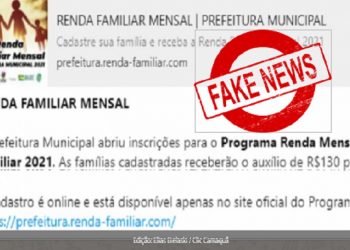 Secretaria de Políticas Sociais alerta sobre fake news de pagamento de Renda Familiar Mensal