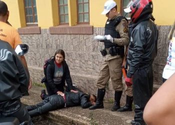 Motociclista é baleado por policial militar na BR-459 quando tentava fugir de uma blitz