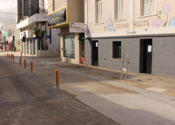 Obras para revitalização da Rua Adolfo Olinto serão retomadas nessa quinta-feira