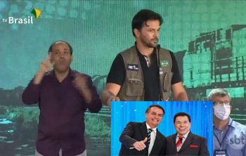 Programa Silvio Santos foi interrompido para exibir discuro do genro-ministro