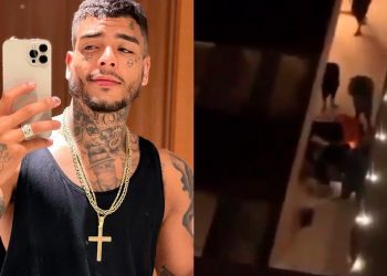 Vizinha de hotel registra os últimos momentos de MC Kevin após acidente; assista