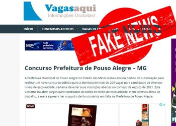 Prefeitura de Pouso Alegre desmente boato sobre realização de Concurso Público