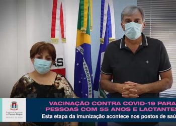 Pouso Alegre inicia vacinação contra a covid-19 de lactantes e pessoas com 55 anos nesta sexta
