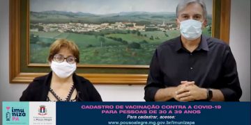 Pouso Alegre abre cadastro de pessoas de 30 a 39 anos para vacinação contra a covid-19