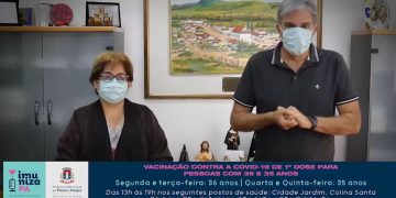 Vacinação contra a covid-19 é ampliada para pessoas com 36 e 35 anos em Pouso Alegre