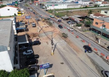 Vias do Jardim Guanabara passam por obras para construção de galerias pluviais