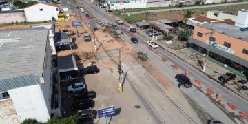 Vias do Jardim Guanabara passam por obras para construção de galerias pluviais