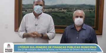 Pouso Alegre será sede do Fórum Sul-mineiro de Finanças Públicas e Municipais