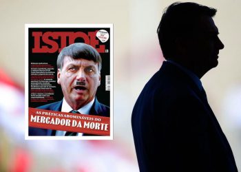 AGU pede direito de resposta a IstoÉ por capa que liga Bolsonaro a Hitler