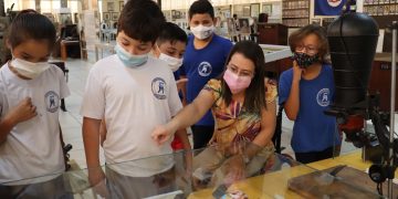 Alunos da Escola Municipal Anita Faria Amaral visitam o Museu