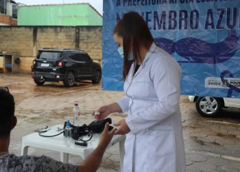 Secretaria de Saúde realiza ação do Novembro Azul junto aos servidores