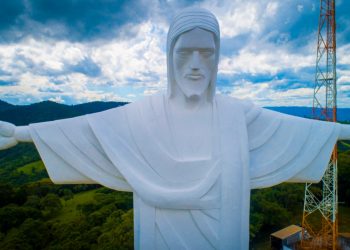 Monumento revitalizado do Cristo Redentor de Pouso Alegre é entregue à população
