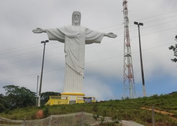 Reforma da estátua do Cristo Redentor de Pouso Alegre será entregue no dia 23