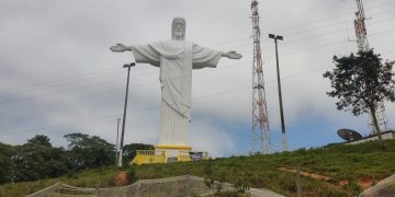 Reforma da estátua do Cristo Redentor de Pouso Alegre será entregue no dia 23