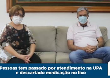 Medicação gratuita entregue a pacientes que consultaram na UPA são flagradas no lixo
