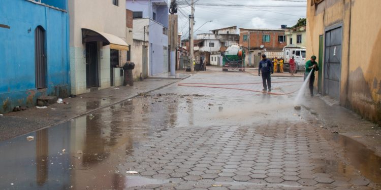 Rios de Pouso alegre continuam baixando os níveis