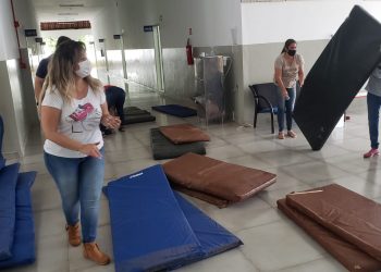 Cinco famílias do bairro São Geraldo são encaminhadas para abrigo temporário por conta dos alagamentos