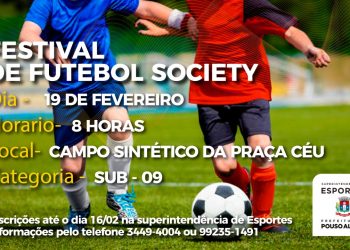 Inscrições abertas para o Festival de Futebol Society