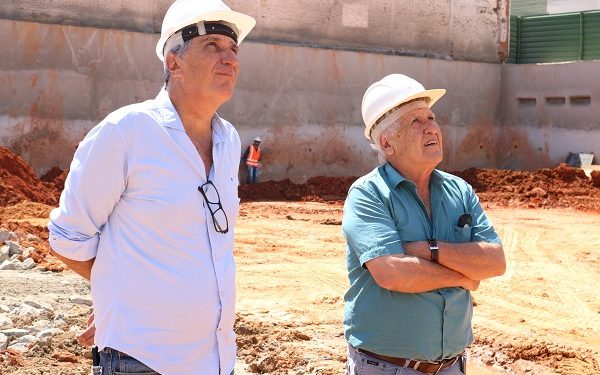 Pilares estruturais do novo Hospital Oncológico são instalados