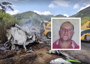 Motorista morre carbonizado após caminhão-tanque explodir na divisa entre MG e SP