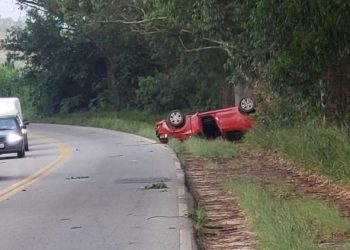 Jovens do 14º GAC perdem controle do carro e batem em árvore na MG-290