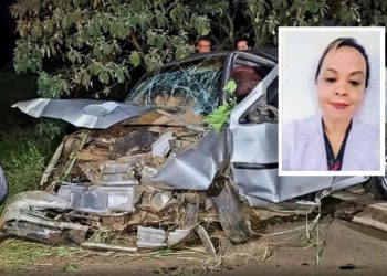 Enfermeira morre após carro cair em barranco e ficar escondido na mata