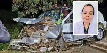 Enfermeira morre após carro cair em barranco e ficar escondido na mata