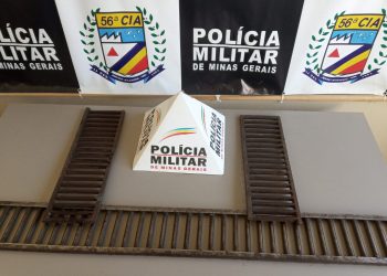 Suspeito é preso por furtar grelhas de bocas de lobo