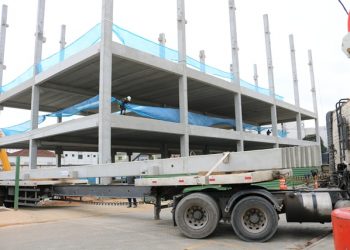 Obra do Hospital Oncológico entra na fase de capeamentos e concretagens