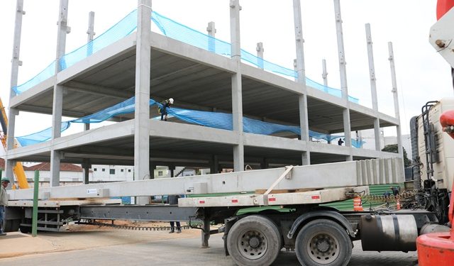 Obra do Hospital Oncológico entra na fase de capeamentos e concretagens