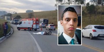 Mais uma vítima na BR-459 Motociclista morre em acidente com caminhão – Matéria atualizada
