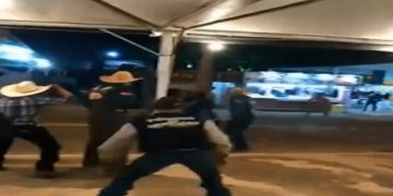 Em Monte Sião na Festa do Peão touro pula cerca e invade área de lazer publica