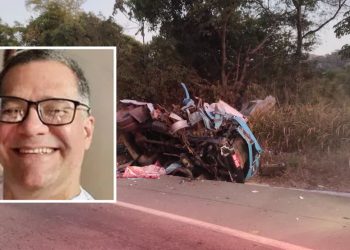 Em Itamonte Defensor Público morre em acidente entre ônibus e caminhão