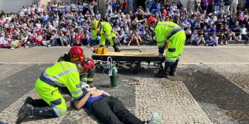 Simulação de primeiros socorros marca as atividades da Semana Nacional do Trânsito