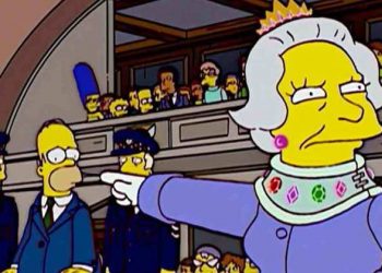 Previsão da morte da Rainha Elizabeth 2ª pelo ‘Simpsons’ é Falso
