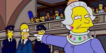 Previsão da morte da Rainha Elizabeth 2ª pelo ‘Simpsons’ é Falso