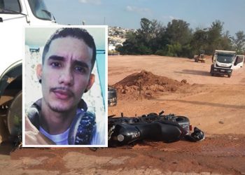 Em Varginha jovem de 25 anos morre ao chocar-se de frente com caminhão
