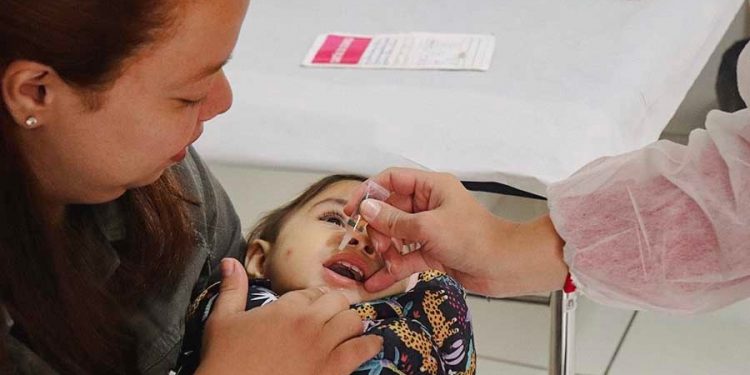 Campanha de vacinação contra poliomielite é prorrogada até 22 de outubro
