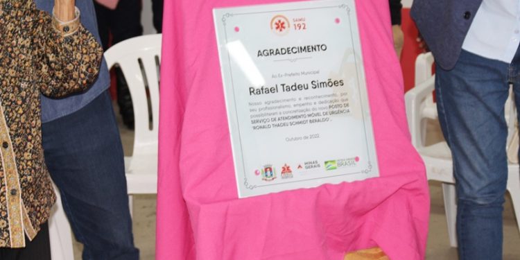 Inaugurado em Pouso Alegre Posto do Samu que leva nome do saudoso Ronald Beraldo