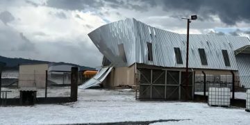 Chuva de Granizo deixa São Gonçalo do Sapucaí coberta de gelo